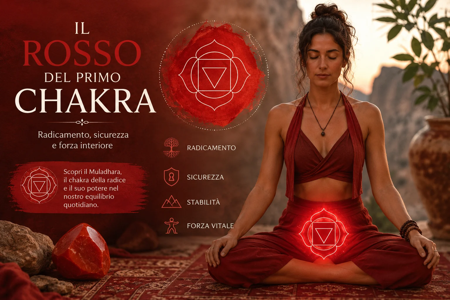 Il Rosso del Primo Chakra