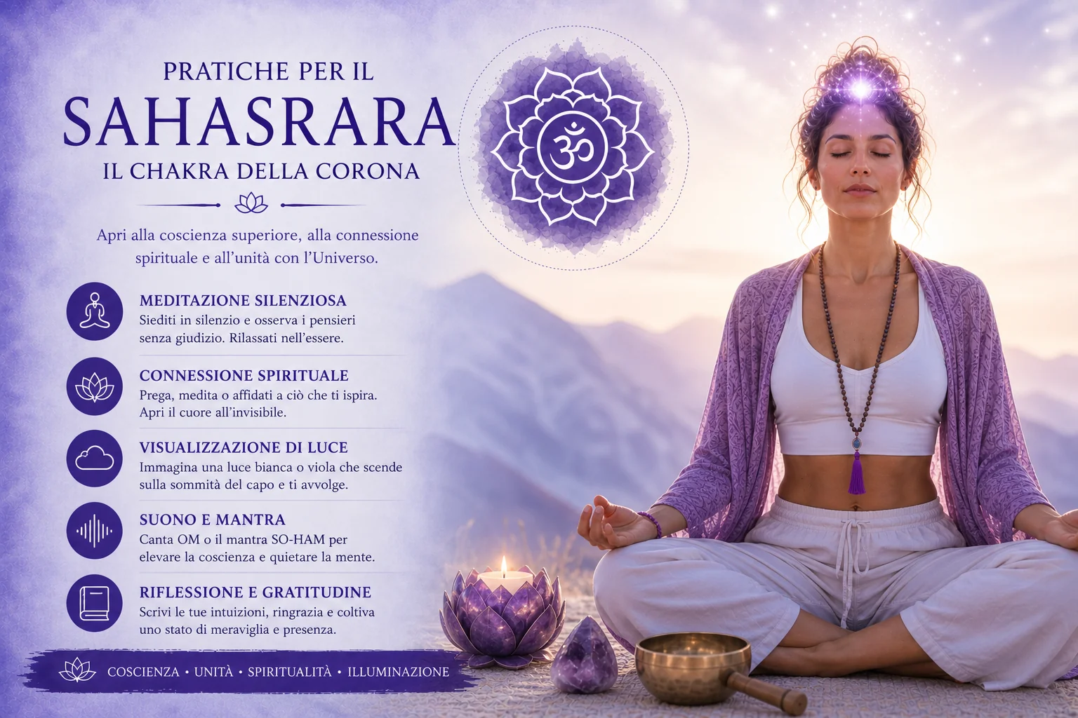 Pratiche per il Sahasrara