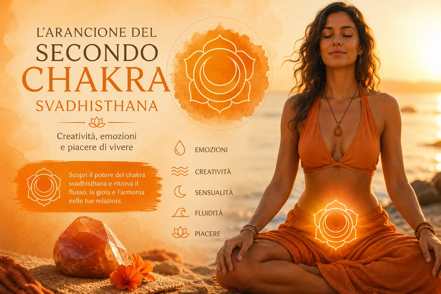 L’ Arancione del secondo Chakra