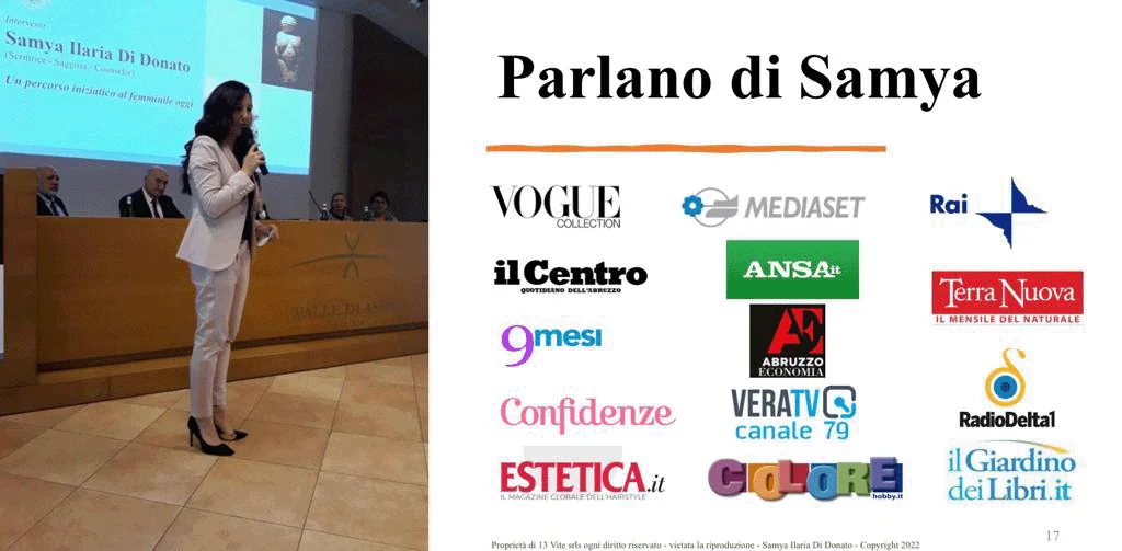 Rassegna stampa — media coverage di Samya Ilaria Di Donato